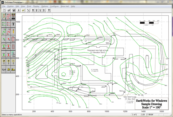 Entering existing elevations in EarthWorks