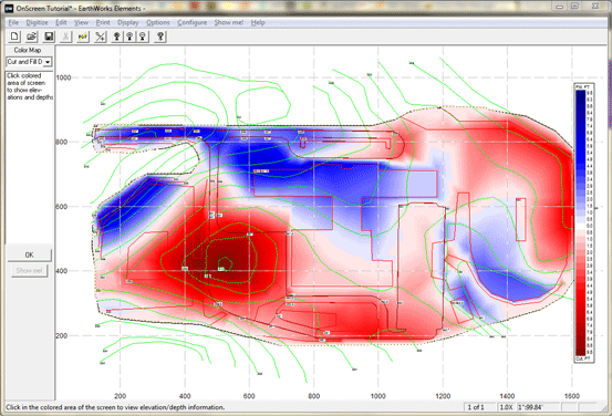 EarthWorks cut and fill view